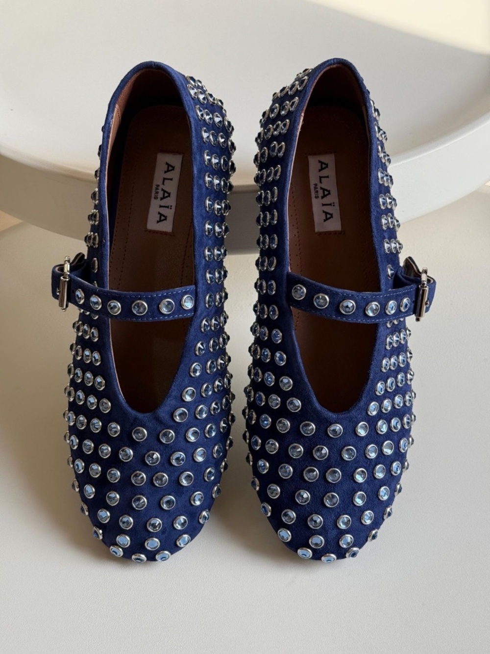 Alaïa Sequined ballet flats
